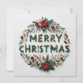 Frohe Weihnachts-Grußkarten Karte