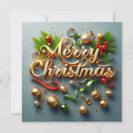 Frohe Weihnachts-Grußkarten Karte