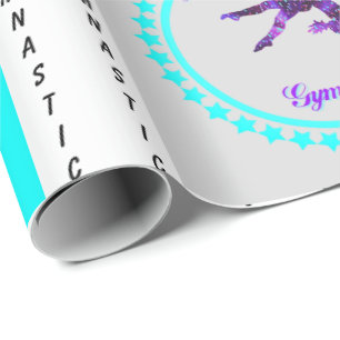 Frohe Weihnachts-Gymnast Wrapping Paper Geschenkpapier