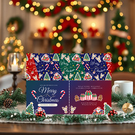 Frohe Weihnachts-HOHOHO Custom Landscape Einladung