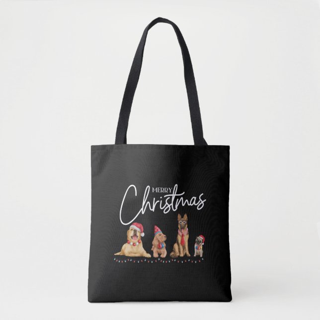 Frohe Weihnachts-Hund Lover (Vorderseite)