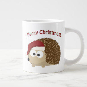 Frohe Weihnachts-Igel Jumbo-Tasse