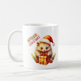 Frohe Weihnachts-Igel Kaffeetasse