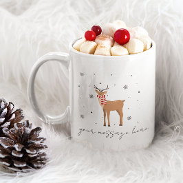 Frohe Weihnachts-Kaffee-Tasse Personalisierte Gesc Kaffeetasse