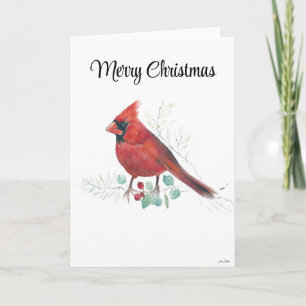 Frohe Weihnachts-Kardinal-Weihnachtskarte Karte