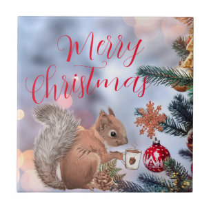 Frohe Weihnachts-Keramik Tile Fliese