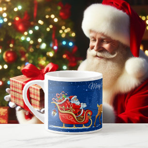 Frohe Weihnachts-Kinder Cup Name hinzufügen - Weih Espressotasse