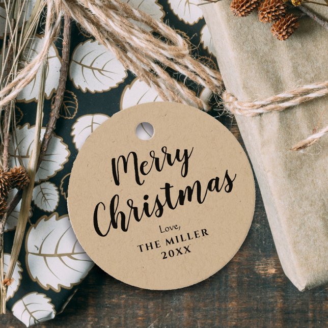 Frohe Weihnachts-Kraft-Geschenk Geschenkanhänger (Von Creator hochgeladen)