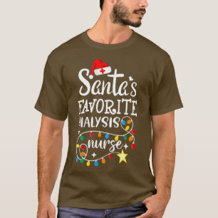 Frohe Weihnachts-Krankenschwester-Crew - Santas Fa T-Shirt