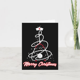 Frohe Weihnachts-Krankenschwester Shirt Yuletide P Karte