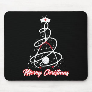 Frohe Weihnachts-Krankenschwester Shirt Yuletide P Mousepad