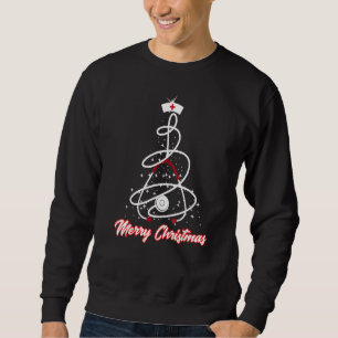 Frohe Weihnachts-Krankenschwester Yuletide Practit Sweatshirt