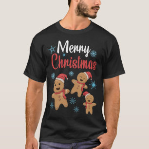 Frohe Weihnachts-Lebkuchen Weihnachtskekse T-Shirt