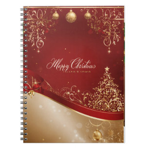 "Frohe Weihnachts-Magie-Notebook" Notizblock
