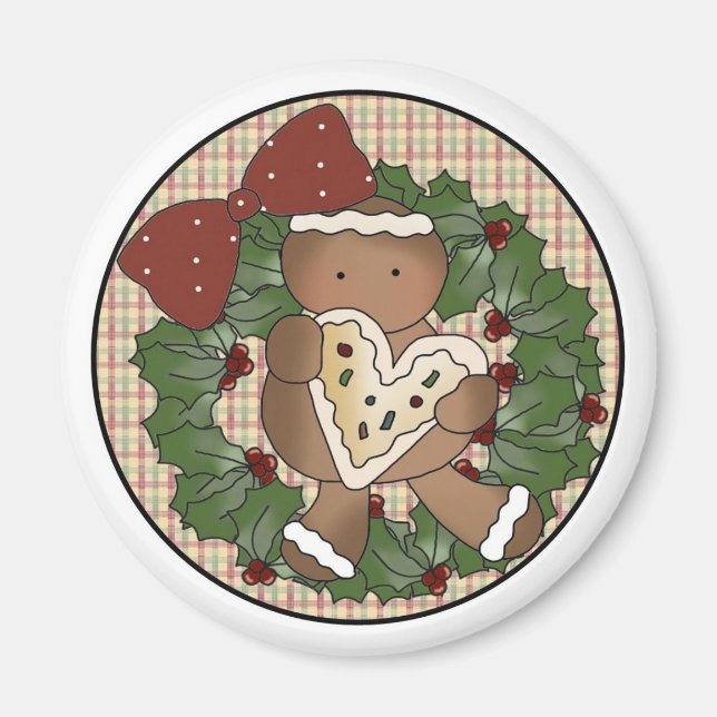 Frohe Weihnachts Magnet (Vorne)