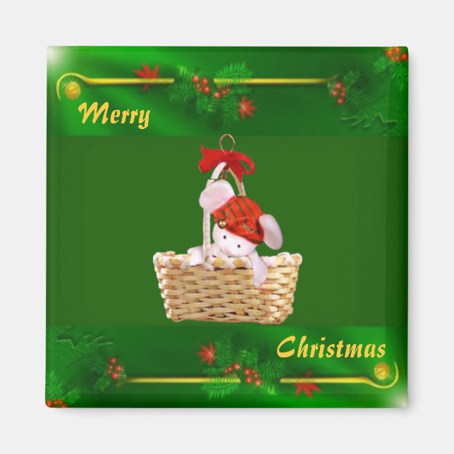 Frohe Weihnachts Magnet (Vorne)