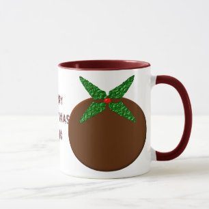 Frohe Weihnachts-Mama Custom Pudding Tasse