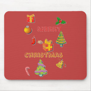 Frohe Weihnachts-Maus Pad Mousepad
