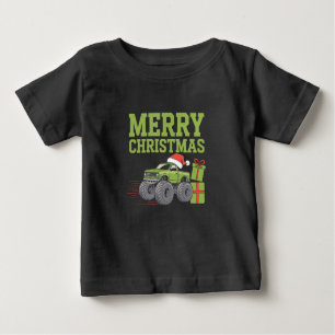 Frohe Weihnachts Monster Truck Kleinkind Boys Xmas Baby T-shirt