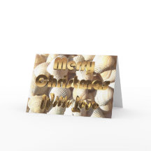 Frohe Weihnachts-Muscheln Sommer Tropical Beach