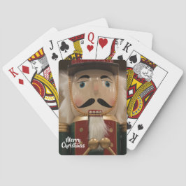 Frohe Weihnachts-Nucracker Soldier Spielkarten
