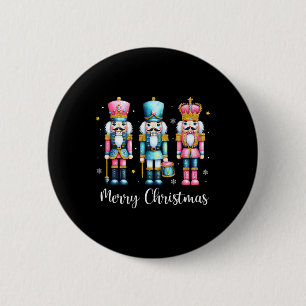 Frohe Weihnachts Nutcracker Ballett Weihnachten We Button