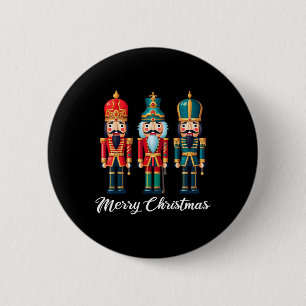 Frohe Weihnachts Nutcracker Ballett Weihnachten We Button