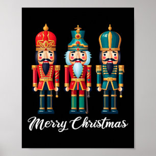 Frohe Weihnachts Nutcracker Ballett Weihnachten We Poster