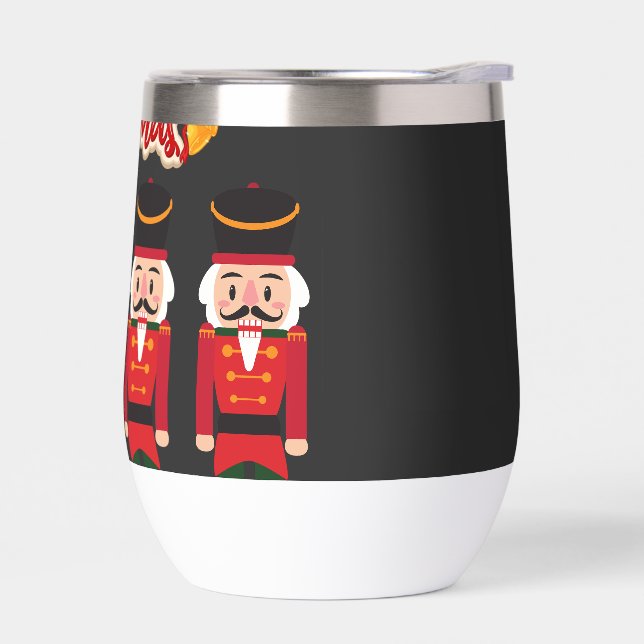 Frohe Weihnachts Nutcracker Festtagsfest T-Shirt (Links)