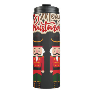 Frohe Weihnachts Nutcracker Festtagsfest T-Shirt Thermosbecher