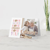 Frohe Weihnachts-Oma-Fotokarte