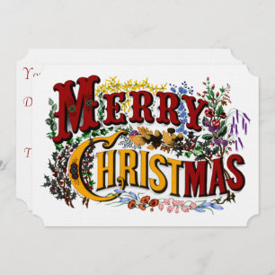 Frohe Weihnachts-Party Einladung