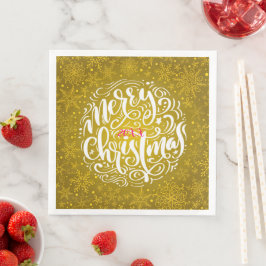 Frohe Weihnachts-Party Serviette