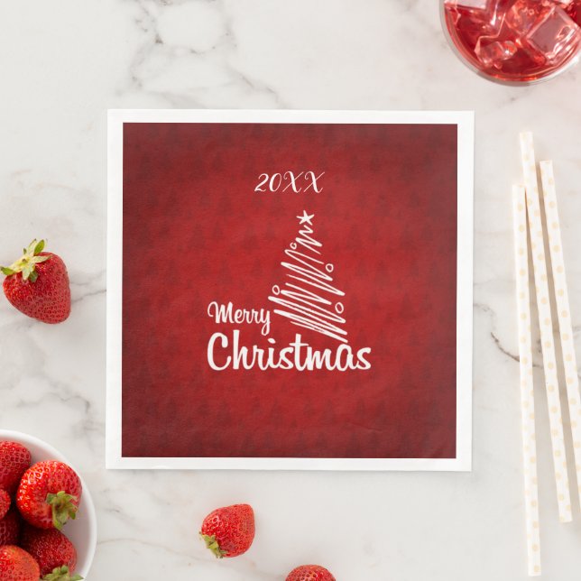 Frohe Weihnachts-Party Serviette (Beispiel)