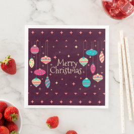 Frohe Weihnachts-Party Serviette