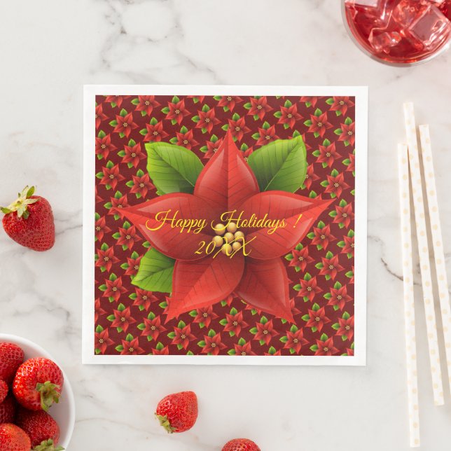 Frohe Weihnachts-Party Serviette (Beispiel)