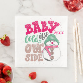 Frohe Weihnachts-Party Serviette