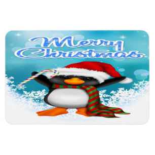 Frohe Weihnachts-Penguin-Flex-Magnete Magnet