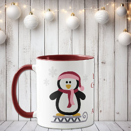 Frohe Weihnachts-Penguin Tasse