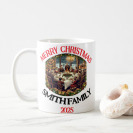 Frohe Weihnachts-Png-Publikationsdesign Kaffeetasse