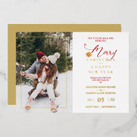 Frohe Weihnachts Poinsettias Wreath Foto Wedding