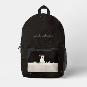 Frohe Weihnachts-Polar-Bär! Bedruckter Rucksack