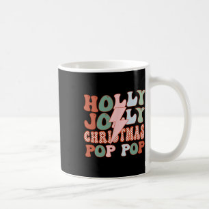 Frohe Weihnachts-Pop Pop Retro Xmas Party Familie Kaffeetasse
