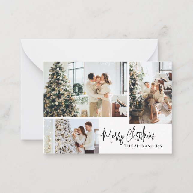 Frohe Weihnachts-Post-Karte Mitteilungskarte (Vorderseite)