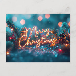 Frohe Weihnachts-Postkarte Feiertagspostkarte