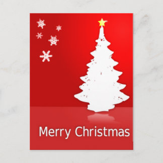 Frohe Weihnachts-Postkarte Feiertagspostkarte
