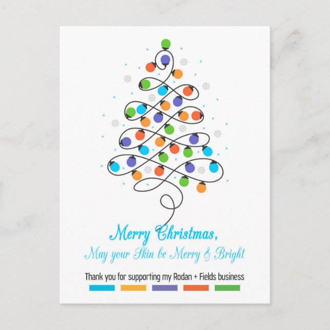 Frohe Weihnachts-Postkarte für RandF-Berater Feiertagspostkarte (Vorderseite)