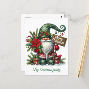 Frohe Weihnachts-Postkarte Postkarte