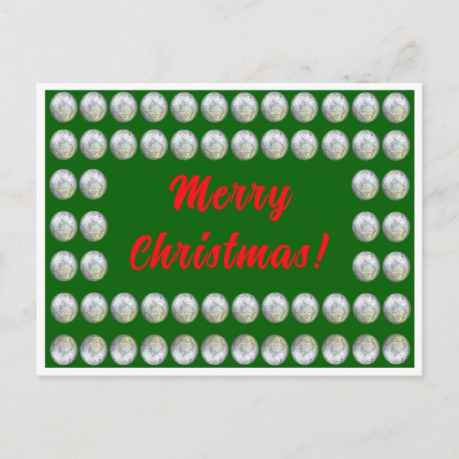 Frohe Weihnachts-Postkarte Postkarte (Vorderseite)