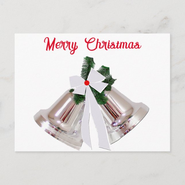 Frohe Weihnachts-Postkarte Postkarte (Vorderseite)